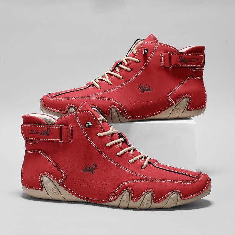 Men Shoes Boots - รองเท้าหนังลำลองรองเท้าผ้าใบสำหรับผู้ชายแฟชั่นรองเท้าโลฟเฟอร์สำหรับเดินกลางแจ้งรองเท้าสบายรองเท้าหรูหราผู้ชายรองเท้า 2026 ใหม่ใน