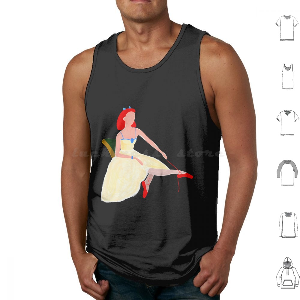 Men Shoes Uk - เสื้อกล้าม The Red Shoes E ลายพิมพ์ผ้าฝ้าย