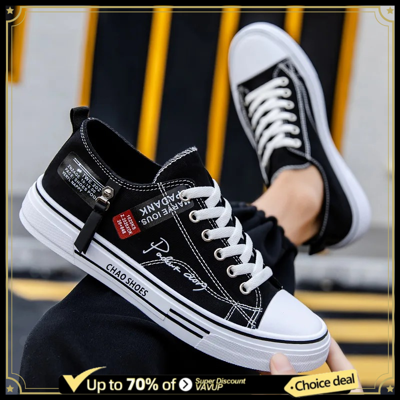 Canvas Sneaker High - แฟชั่นรองเท้าผ้าใบผู้ชายฤดูร้อนระบายอากาศได้ดีผู้ชายรองเท้าลำลองกลางแจ้งคุณภาพสูงรองเท้าผ้าใบสบายรองเท้าเทนนิสผู้ชายแบบ Low-Top
