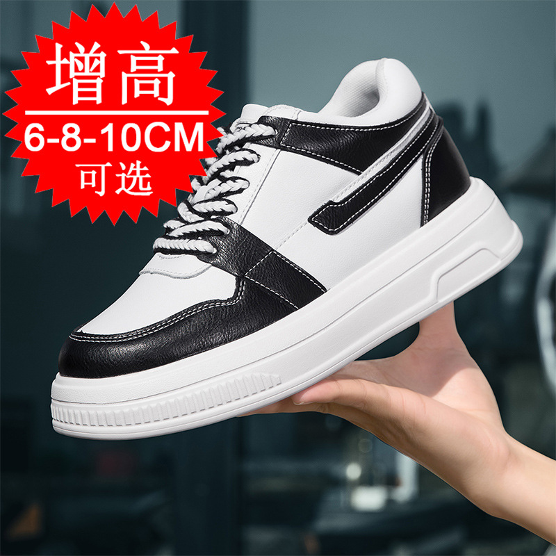 Men'S Shoes Height Increase - 2025 ผู้ชายรองเท้าเพิ่มความสูงรองเท้าผ้าใบสําหรับชาย 6 ซม.8 ซม.10 ซม.Breathableความสูงเพิ่มซ่อนส้นรองเท้า