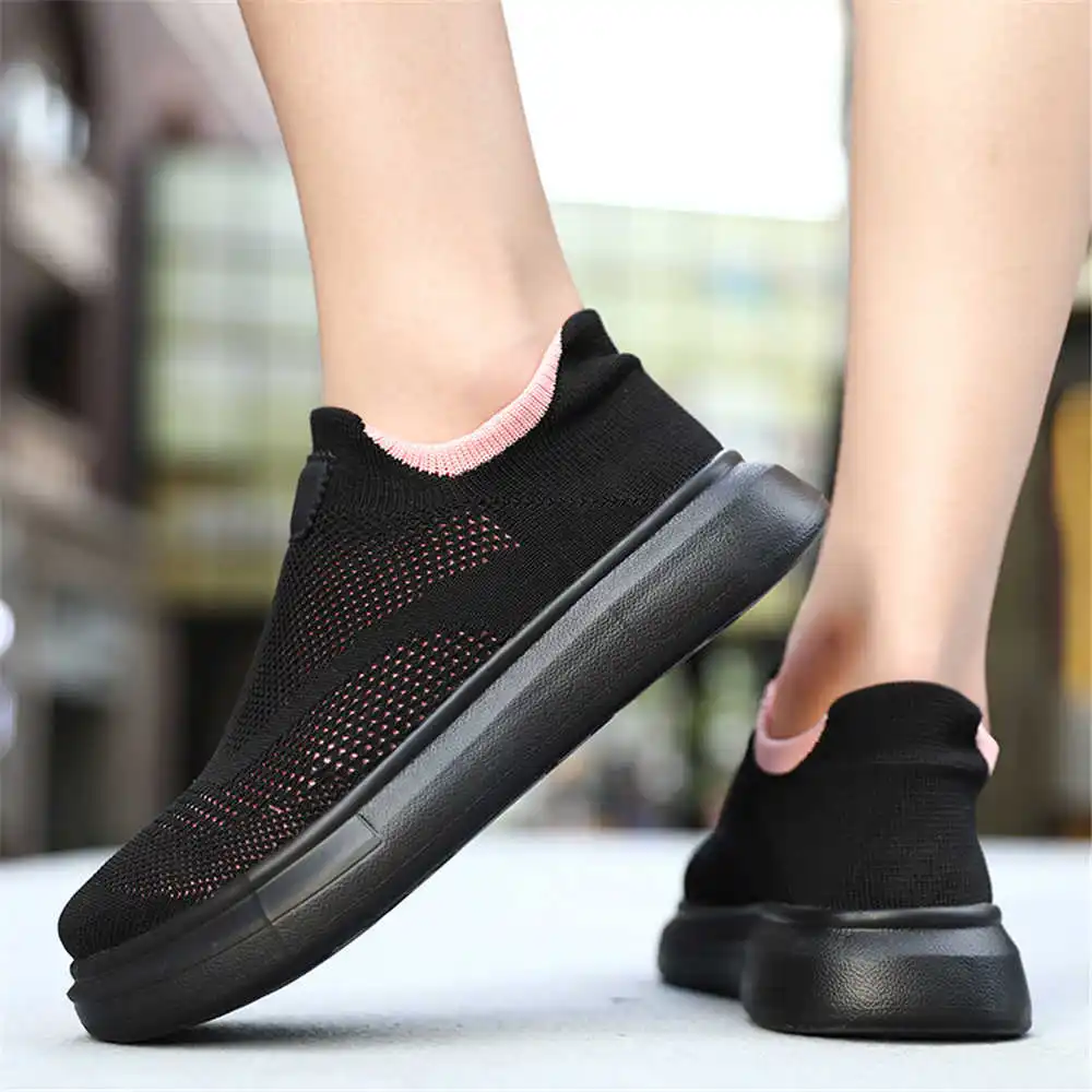 Men'S Shoes Different Types - ถุงน่องแพลตฟอร์มรองเท้าสีน้ำตาลสำหรับผู้หญิงรองเท้าผ้าใบออกแบบสเก็ตบอร์ดผู้หญิงเทนนิสสาว2-7ปียิมกีฬา