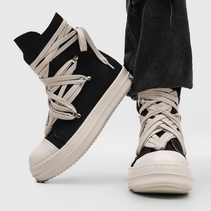 รองเท้าผ้าใบหุ้มข้อสูงคุณภาพสู - Canvas Sneaker High บทวิจารณ์และราคา