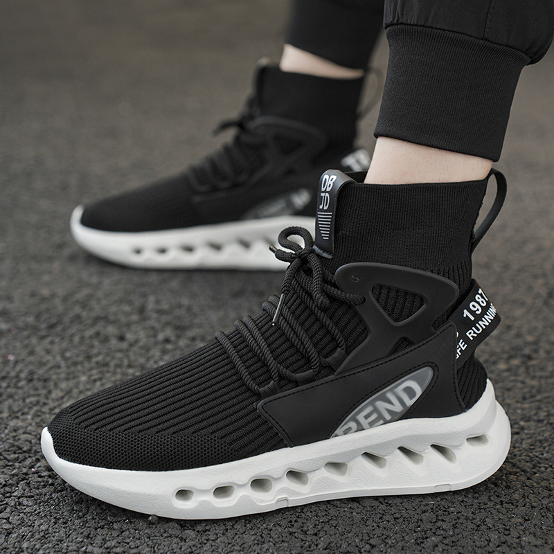 รองเท้าผ้าใบหุ้มข้อผู้ชายแฟชั่ - Canvas Sneaker High บทวิจารณ์และราคา