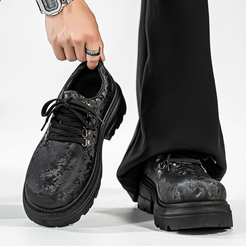 รองเท้าบูททำงานทรงหนา สไตล์อัง - Men'S Shoes Height Increase บทวิจารณ์และราคา