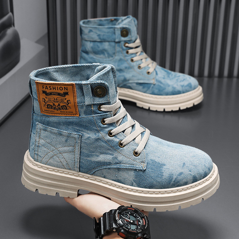 รองเท้าผ้าใบหุ้มข้อสูงสำหรับผู - Canvas Sneaker High บทวิจารณ์และราคา