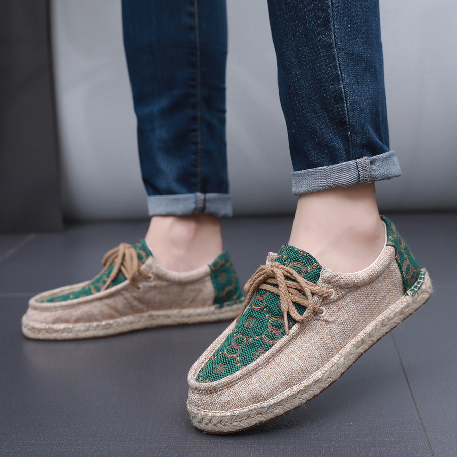 รองเท้าผ้าใบผู้ชายสำหรับฤดูร้อ - Boat Shoe Leather บทวิจารณ์และราคา