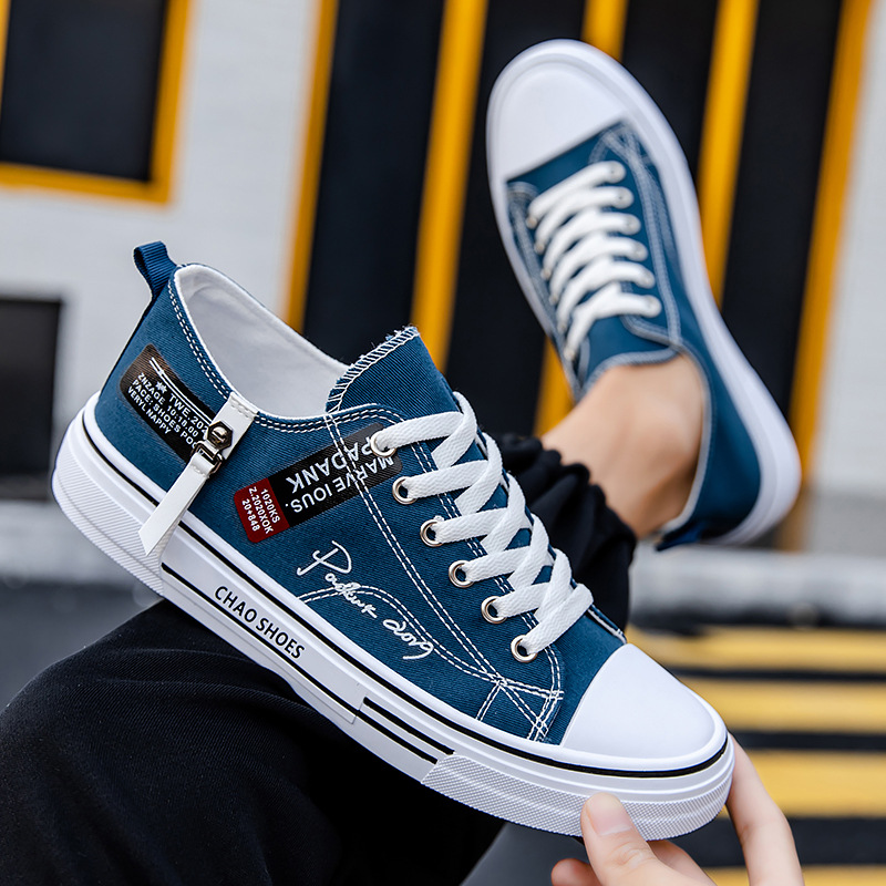 แฟชั่นรองเท้าผ้าใบผู้ชายฤดูร้อ - Canvas Sneaker High บทวิจารณ์และราคา