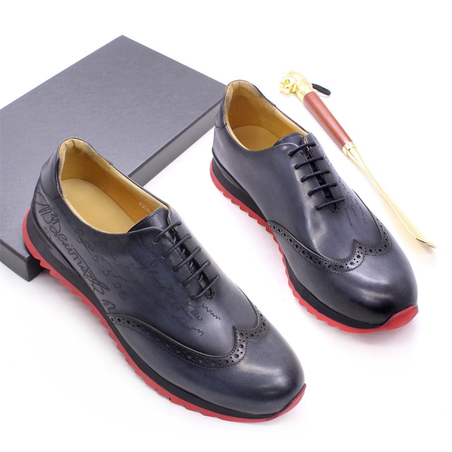 รองเท้าผ้าใบอ็อกซ์ฟอร์ดผู้ชาย  - Oxford Brogue Leather บทวิจารณ์และราคา