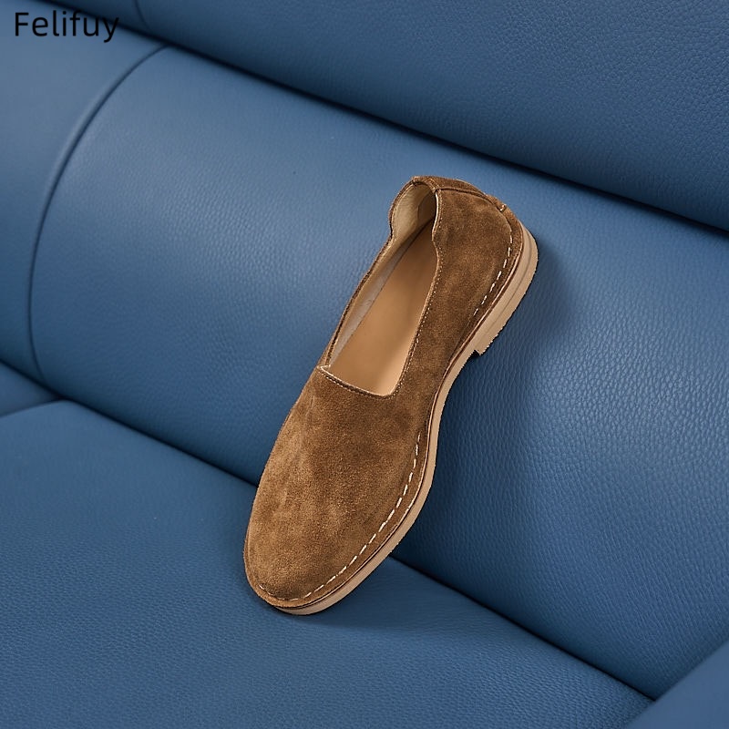 รองเท้าโลฟเฟอร์หนังวัวแท้สำหรั - Boat Shoe Leather บทวิจารณ์และราคา