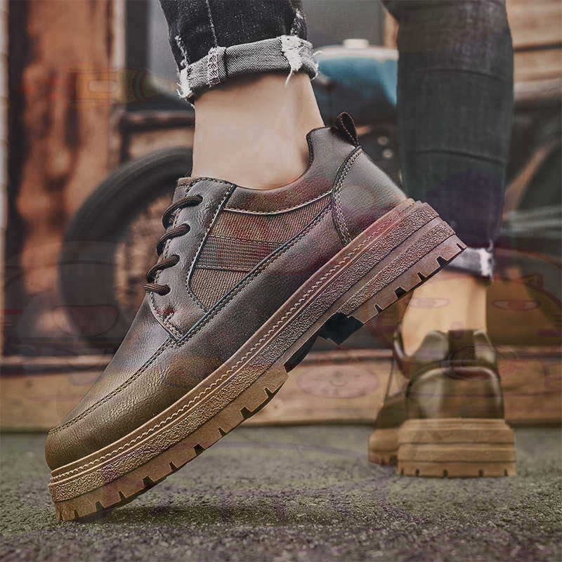 Dark Natural หนังแฟชั่น Traine - Men'S Shoes Different Types บทวิจารณ์และราคา