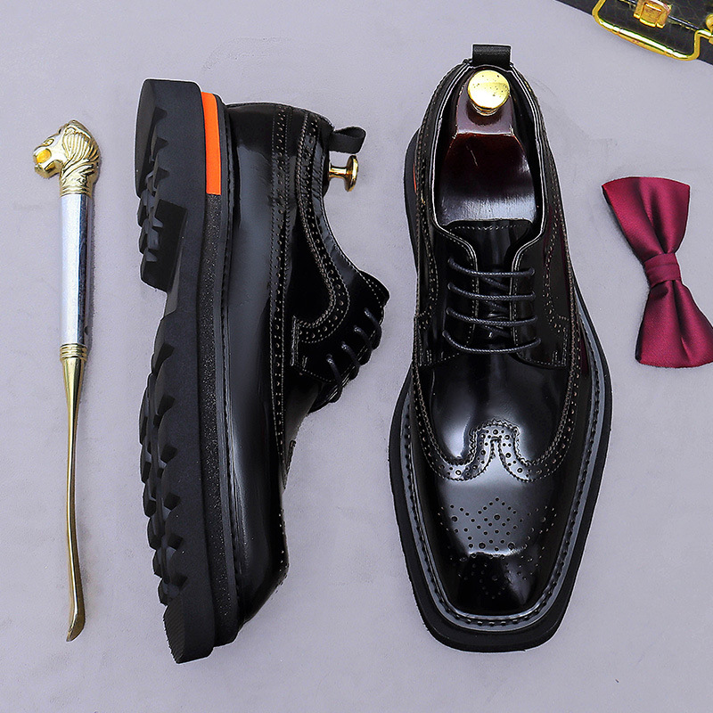 รองเท้าอ็อกซ์ฟอร์ดแบบมีเชือกผู - Oxford Brogue Leather บทวิจารณ์และราคา