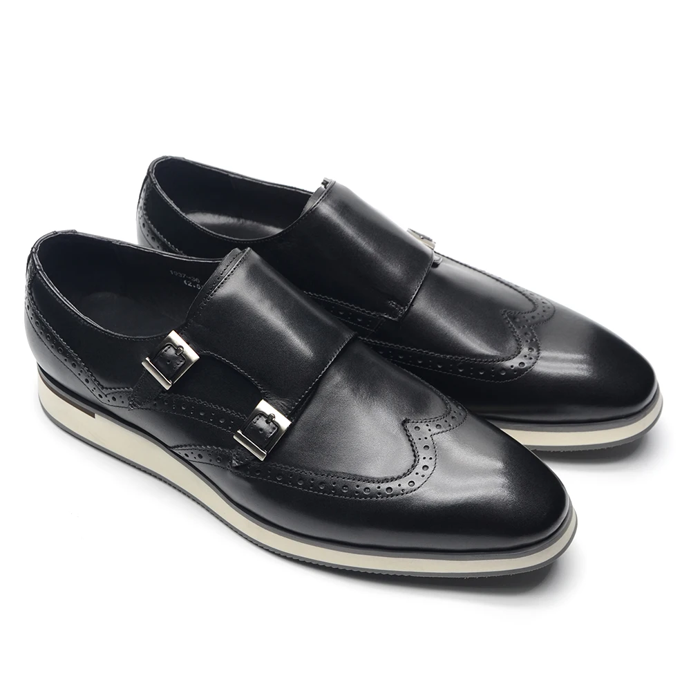 รองเท้าผู้ชายสไตล์ยุโรปสุดหรู  - Oxford Brogue Leather บทวิจารณ์และราคา