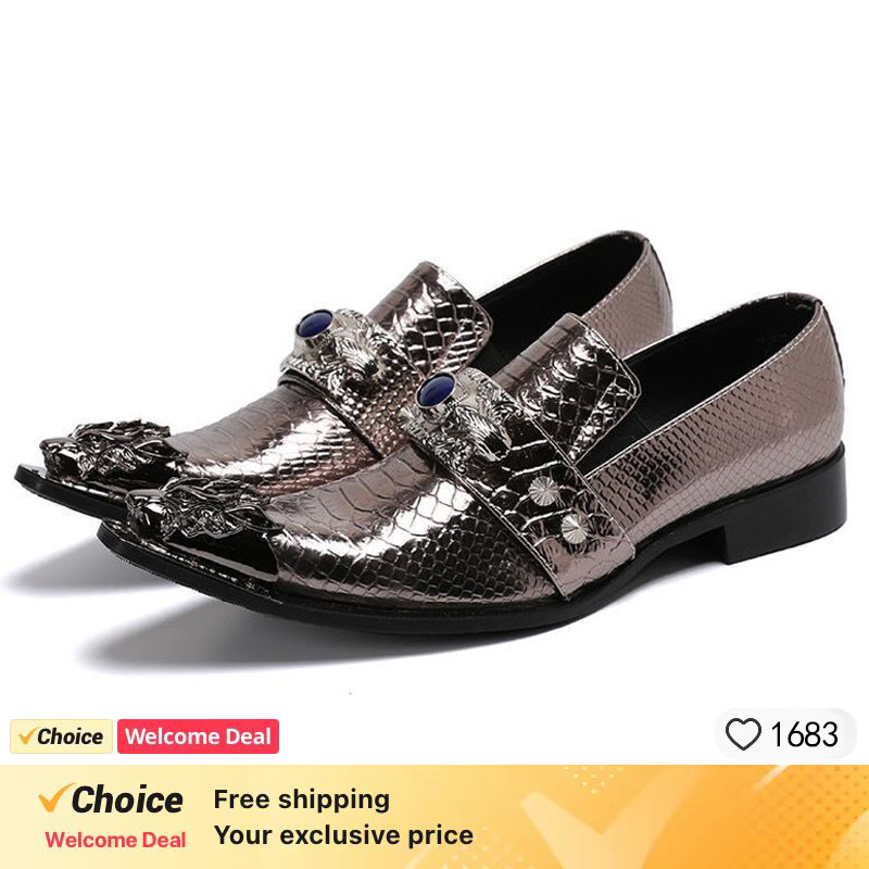 รองเท้าผู้ชายอิตาเลี่ยนสไตล์ชี - Oxford Brogue Leather บทวิจารณ์และราคา