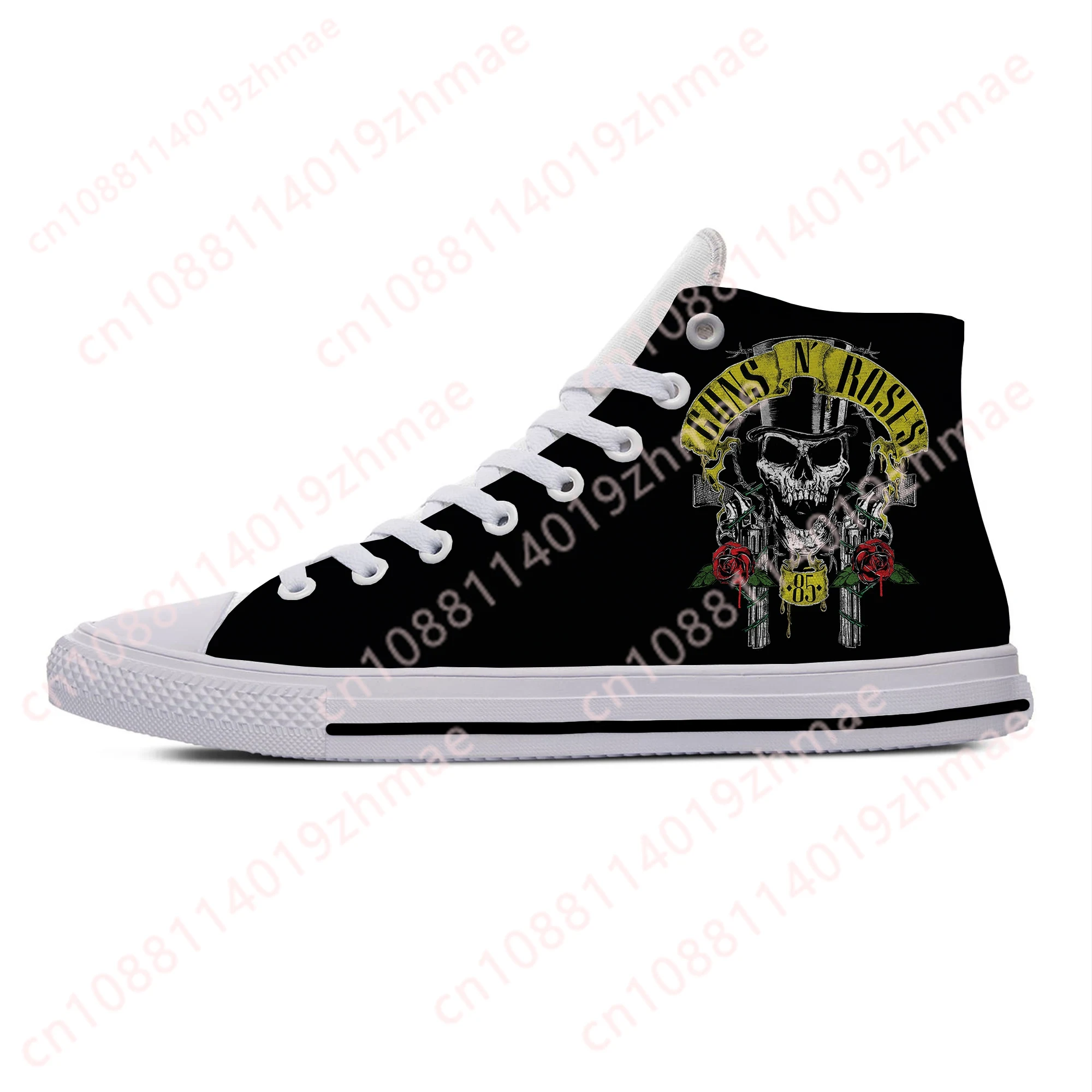 รองเท้าผ้าใบแฟชั่นลายวงดนตรี G - Canvas Sneaker High บทวิจารณ์และราคา