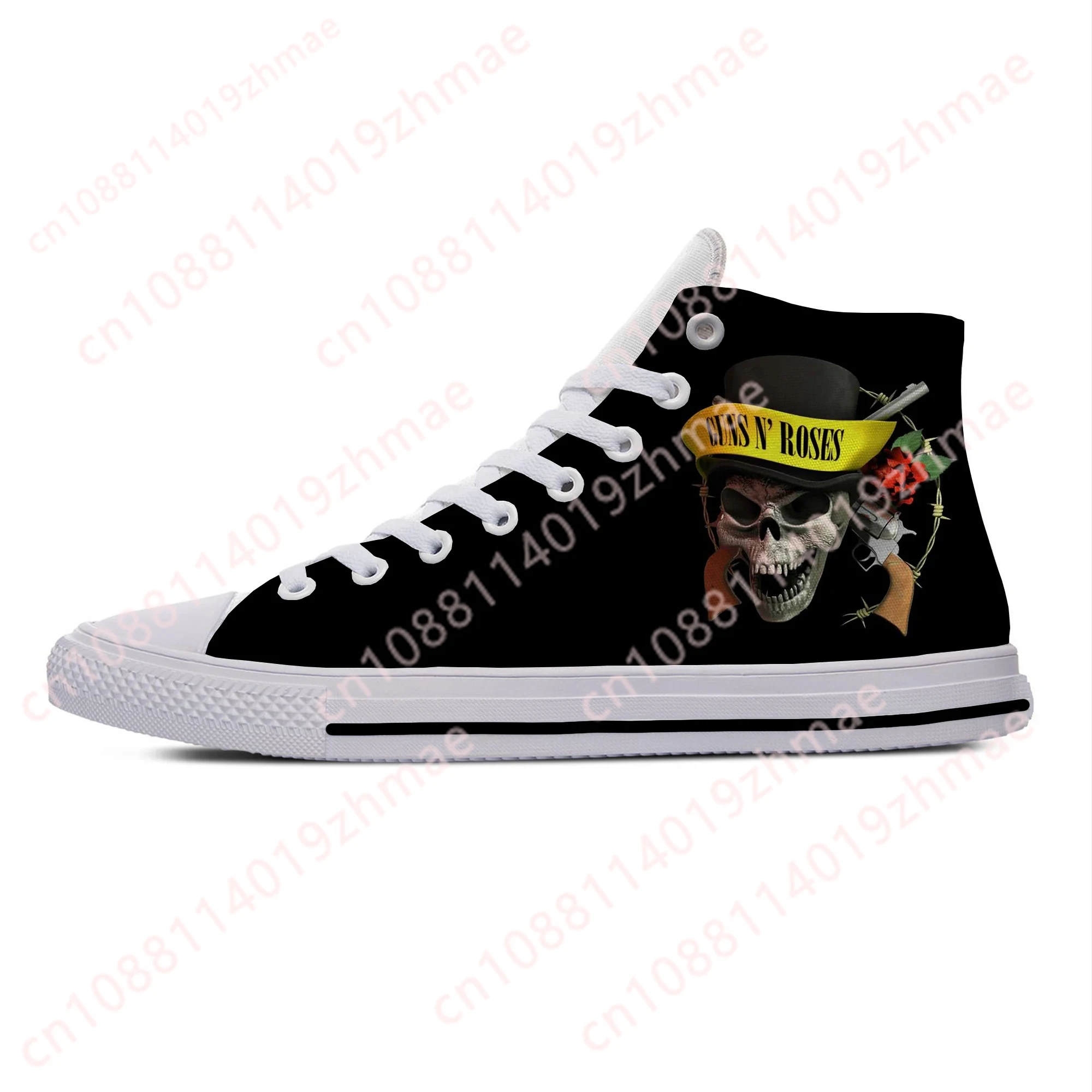 รองเท้าผ้าใบแฟชั่นลายวงดนตรี G - Canvas Sneaker High บทวิจารณ์และราคา