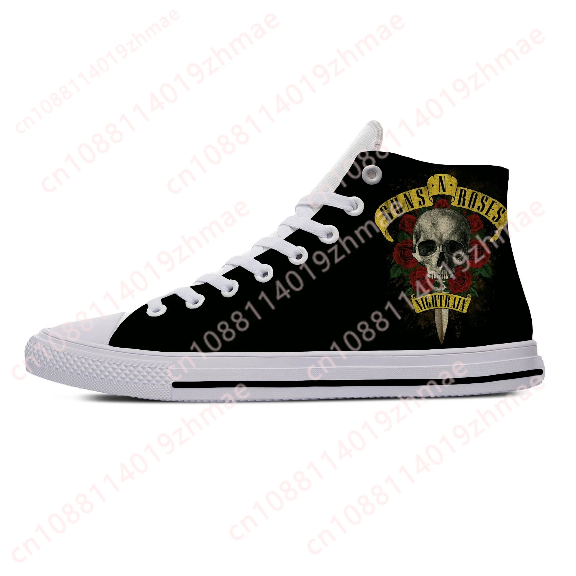 รองเท้าผ้าใบแฟชั่นลายวงดนตรี G - Canvas Sneaker High บทวิจารณ์และราคา