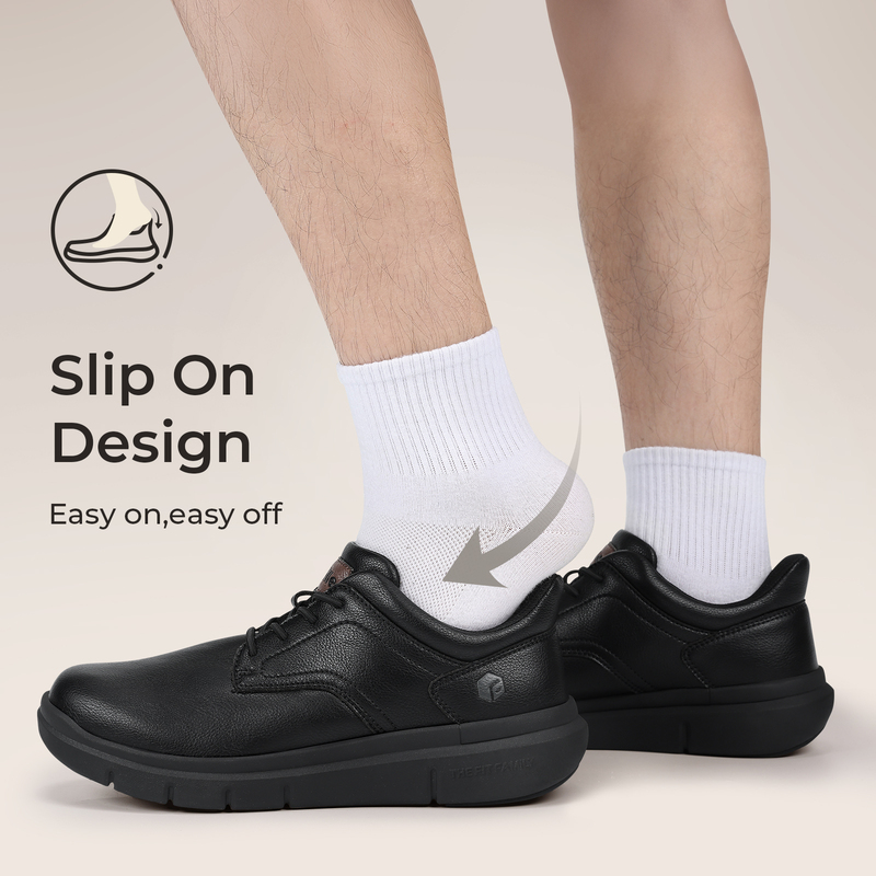 รองเท้าหนังแบบสวมสำหรับผู้ชาย  - Men'S Shoes Wide Width บทวิจารณ์และราคา