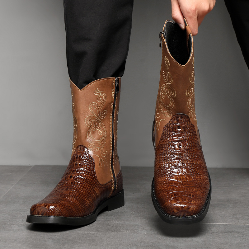 ผู้ชายกว้างสูงรองเท้าคาวบอยฤดู - Men'S Shoes Wide Width บทวิจารณ์และราคา