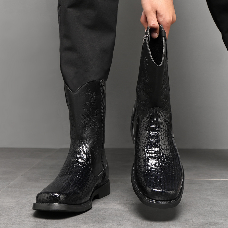ผู้ชายกว้างสูงรองเท้าคาวบอยฤดู - Men'S Shoes Wide Width บทวิจารณ์และราคา