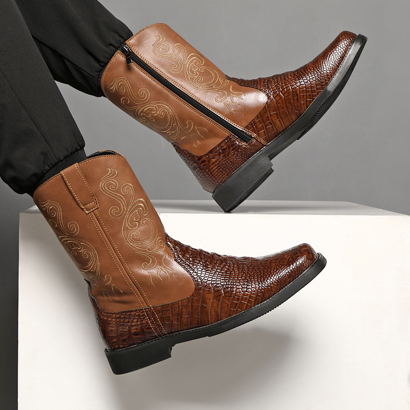 ผู้ชายกว้างสูงรองเท้าคาวบอยฤดู - Men'S Shoes Wide Width บทวิจารณ์และราคา