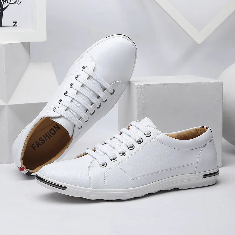 ผู้ชาย Size38-48 Casual Breath - Boat Shoe Leather บทวิจารณ์และราคา