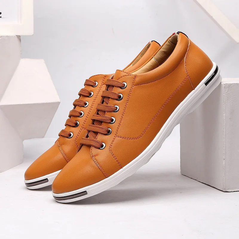 ผู้ชาย Size38-48 Casual Breath - Boat Shoe Leather บทวิจารณ์และราคา