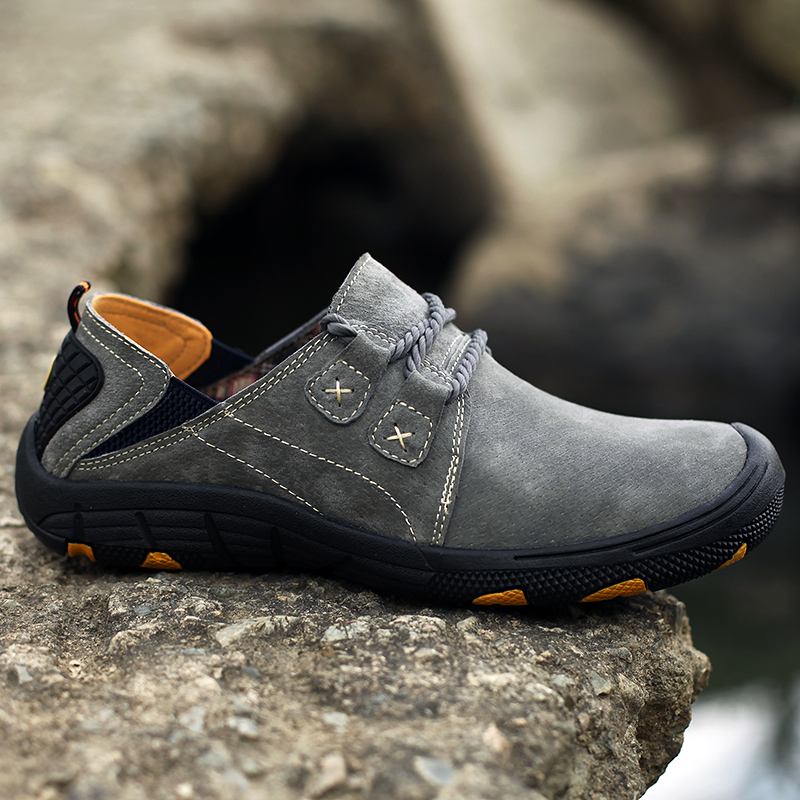 รองเท้าผู้ชายลำลองของใหม่ Plus - Boat Shoe Leather บทวิจารณ์และราคา