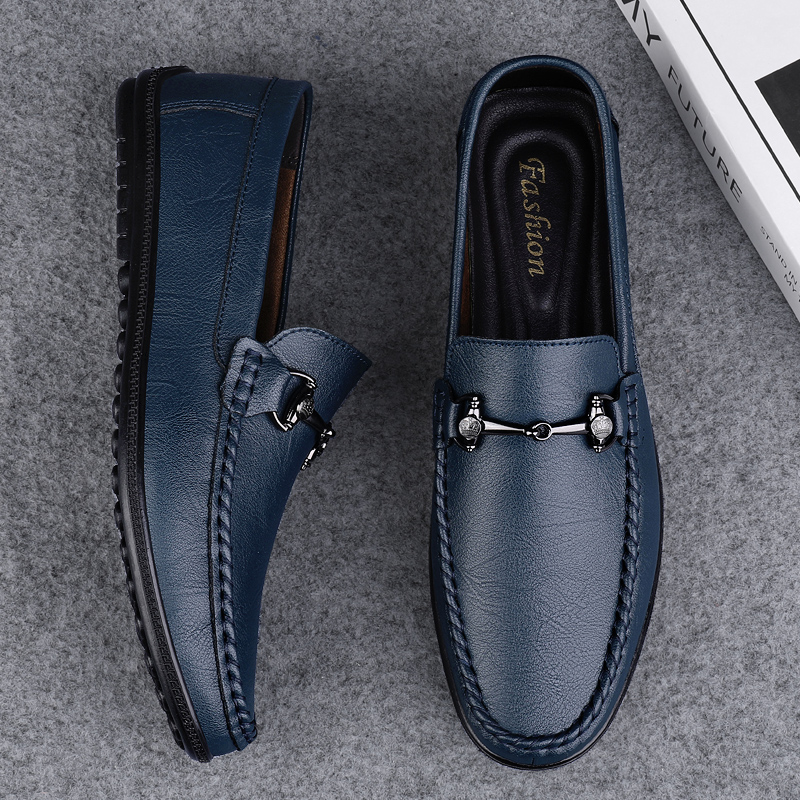 รองเท้าโลฟเฟอร์สีดำใหม่สำหรับผ - Boat Shoe Leather บทวิจารณ์และราคา