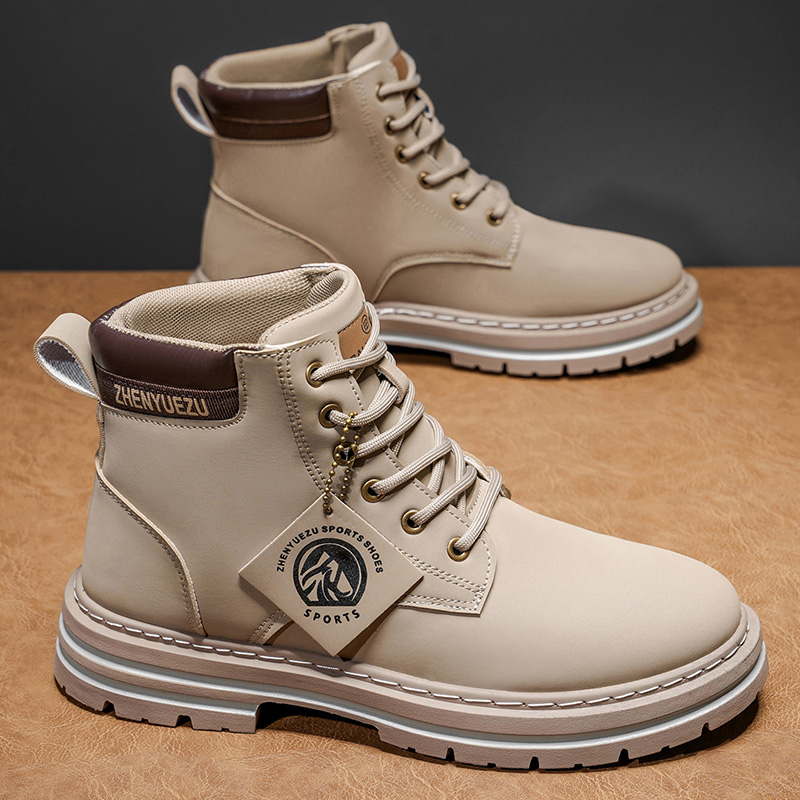 รองเท้าบูทสั้นสไตล์เรโทรสำหรับ - Men'S Shoes Height Increase บทวิจารณ์และราคา