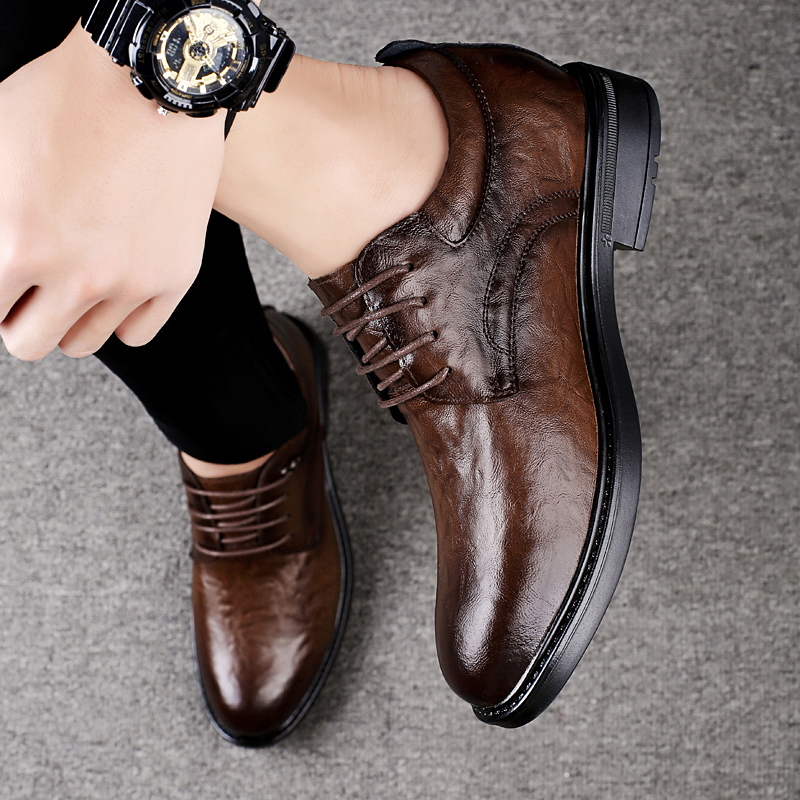 รองเท้าหนังลำลองเสริมส้นสำหรับ - Men'S Shoes Height Increase บทวิจารณ์และราคา