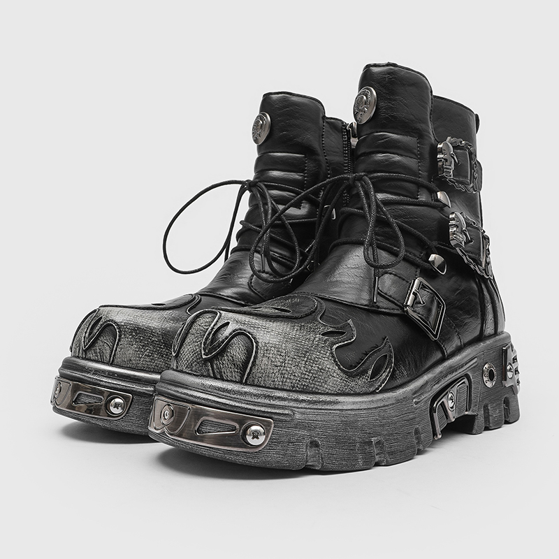 รองเท้าบูทมอเตอร์ไซค์ทรงเท่ห์  - Men'S Shoes Height Increase บทวิจารณ์และราคา