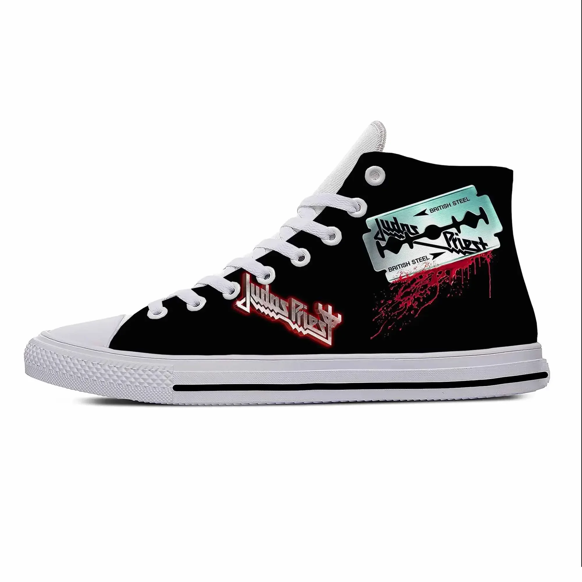 Priest Heavy Metal Rock Band M - Canvas Sneaker High บทวิจารณ์และราคา