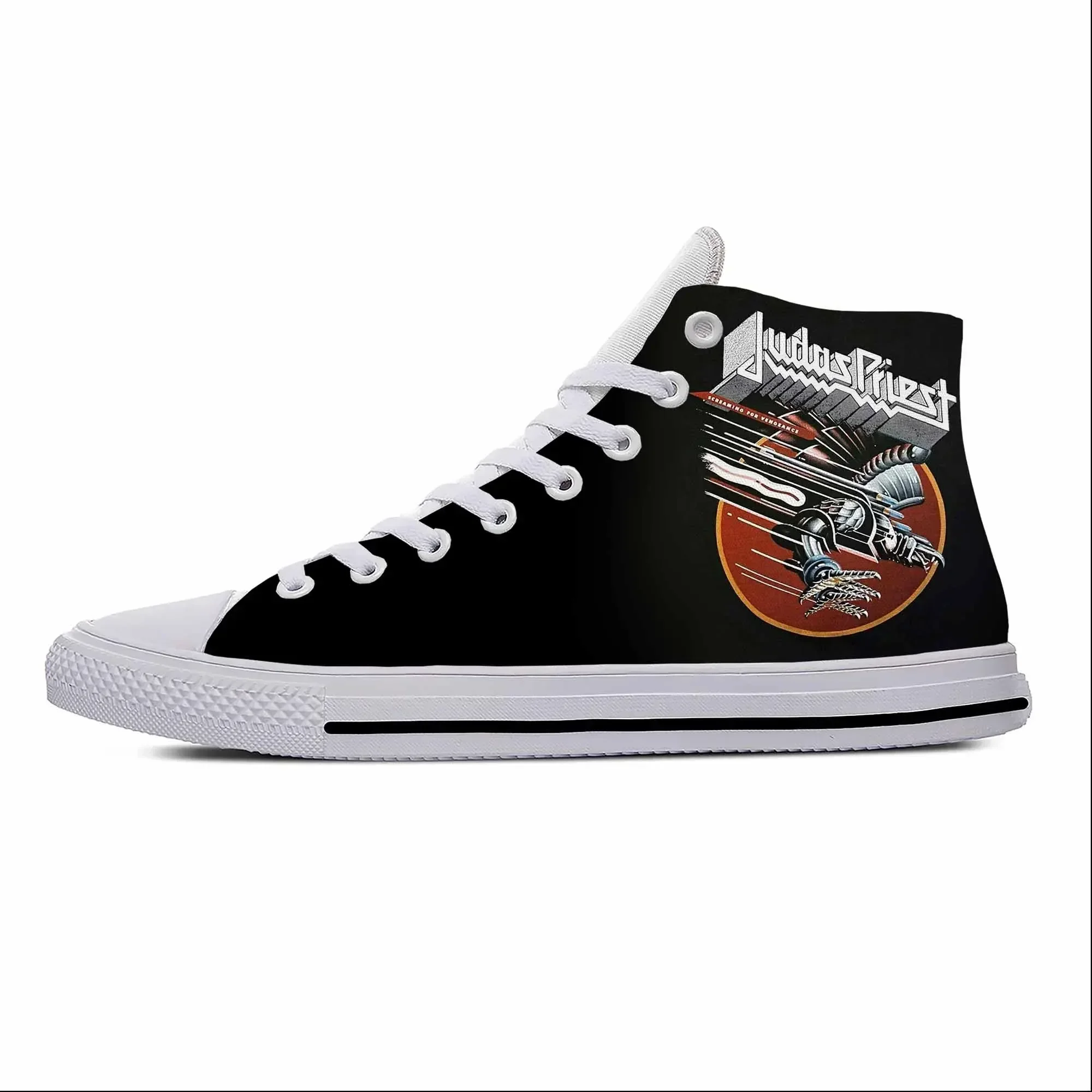 Priest Heavy Metal Rock Band M - Canvas Sneaker High บทวิจารณ์และราคา