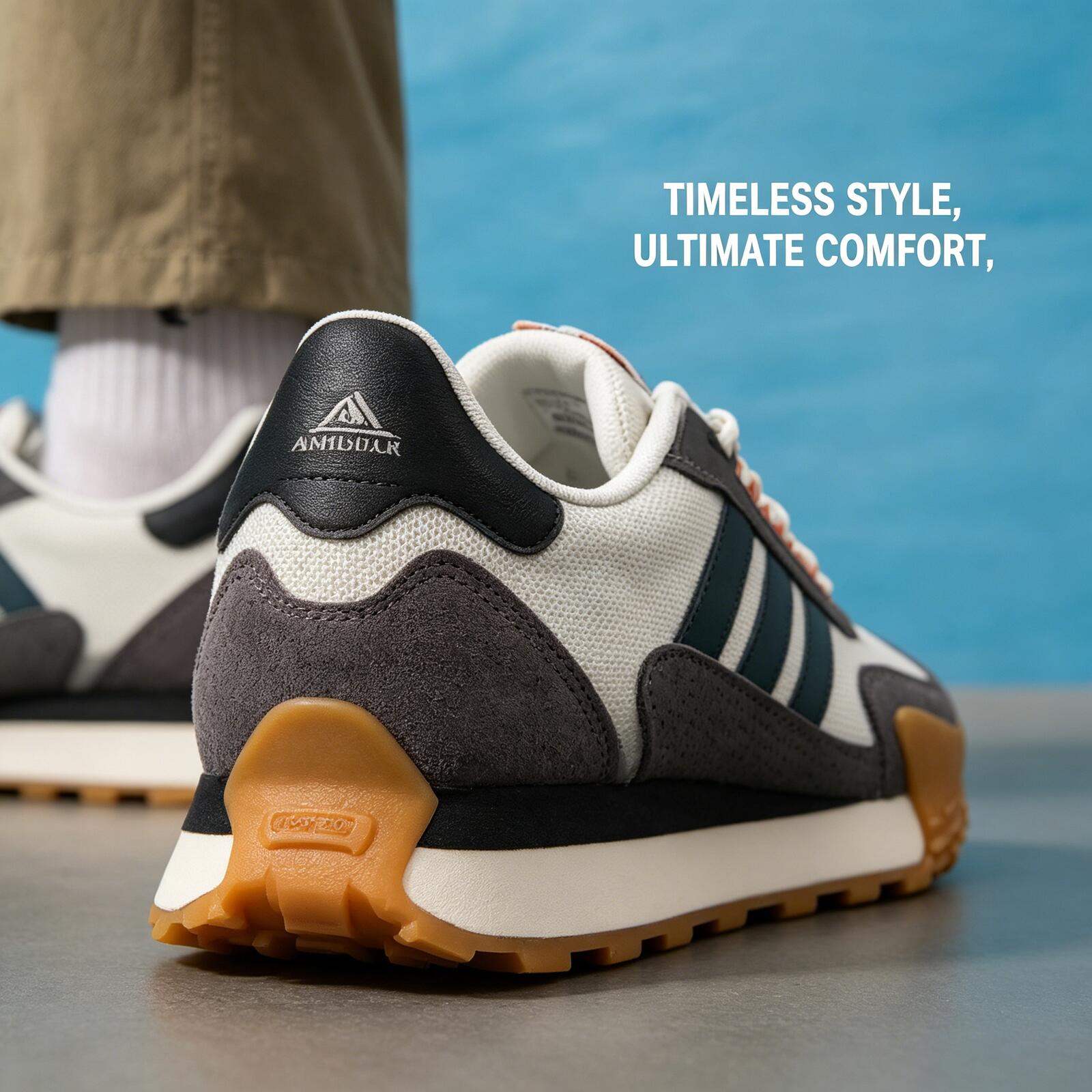 อาดิดาส แบล็ค ไวท์ ทรี สไตรป์ส - Men Shoes Running Adidas บทวิจารณ์และราคา