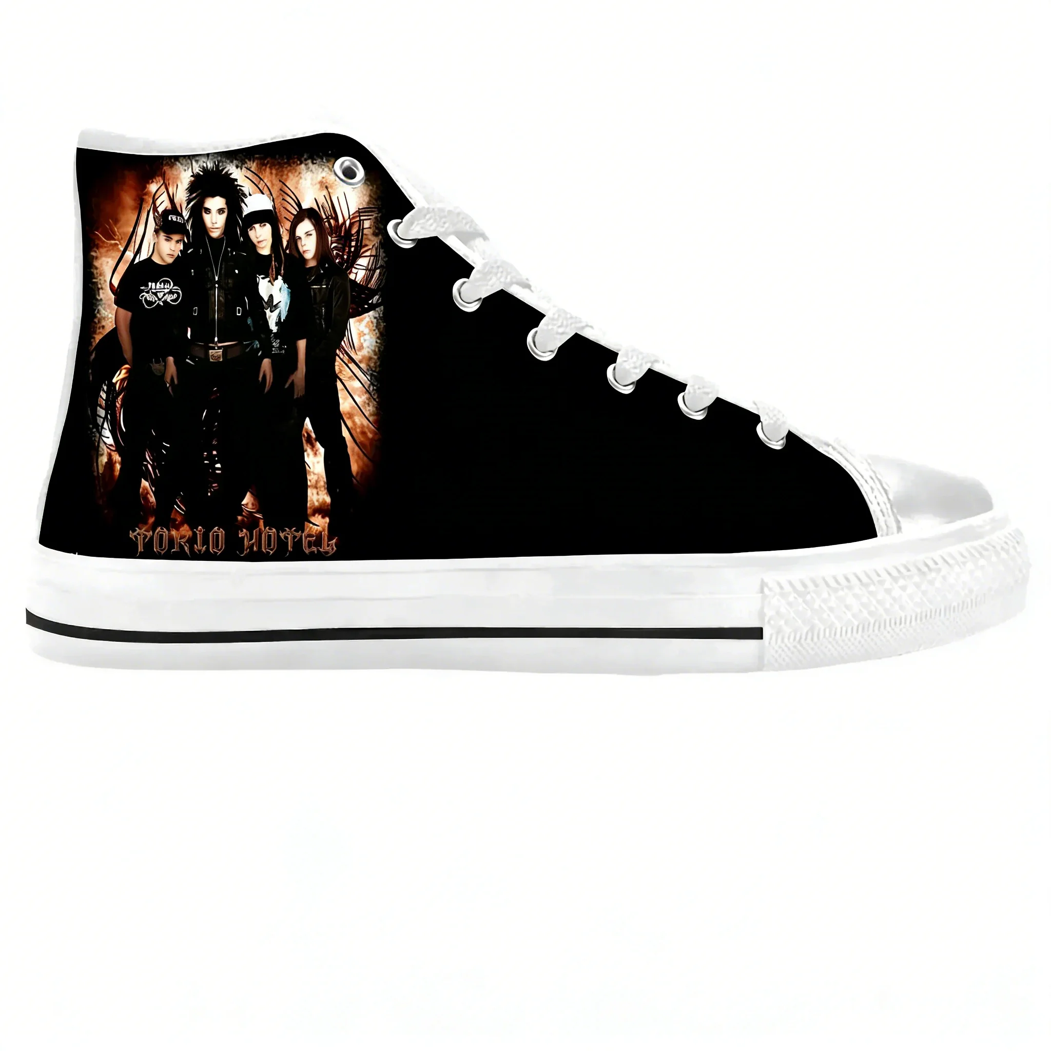 โรงแรมร็อคแบนด์ดนตรีนักร้องเท่ - Canvas Sneaker High บทวิจารณ์และราคา